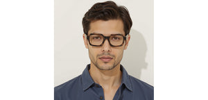 Brown Square Full Rim Unisex Eyeglasses by John Jacobs-236870