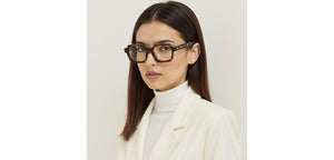 Brown Square Full Rim Unisex Eyeglasses by John Jacobs-236870