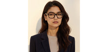 Load image into Gallery viewer, Brown Square Full Rim Unisex Eyeglasses by John Jacobs-236870