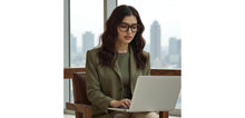 Load image into Gallery viewer, Brown Square Full Rim Unisex Eyeglasses by John Jacobs-236870