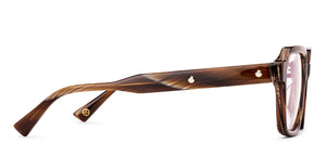 Brown Square Full Rim Unisex Eyeglasses by John Jacobs-236870