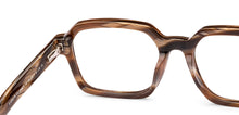 Load image into Gallery viewer, Brown Square Full Rim Unisex Eyeglasses by John Jacobs-236870