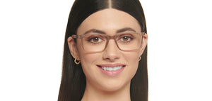 Brown Rectangle Full Rim Unisex Eyeglasses by John Jacobs-216738