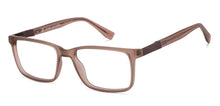 Load image into Gallery viewer, Brown Rectangle Full Rim Unisex Eyeglasses by John Jacobs-216738