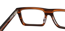 Load image into Gallery viewer, Brown Rectangle Full Rim Unisex Eyeglasses by Vincent Chase Online-204476