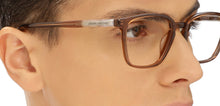 Load image into Gallery viewer, Brown Square Full Rim Unisex Eyeglasses by John Jacobs Online-216848