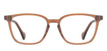 Load image into Gallery viewer, Brown Square Full Rim Unisex Eyeglasses by John Jacobs Online-216848