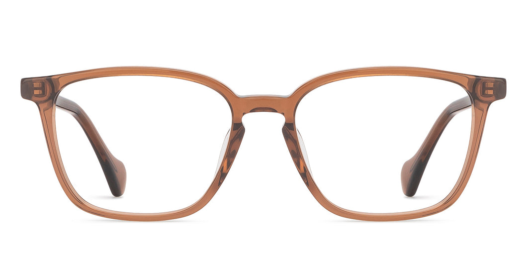 Brown Square Full Rim Unisex Eyeglasses by John Jacobs Online-216848