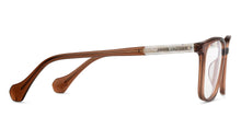 Load image into Gallery viewer, Brown Square Full Rim Unisex Eyeglasses by John Jacobs Online-216848