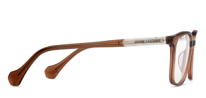 Brown Square Full Rim Unisex Eyeglasses by John Jacobs Online-216848
