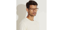 Load image into Gallery viewer, Brown Square Full Rim Unisex Eyeglasses by John Jacobs-233415