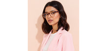 Load image into Gallery viewer, Brown Square Full Rim Unisex Eyeglasses by John Jacobs-233415
