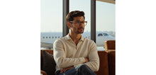 Load image into Gallery viewer, Brown Square Full Rim Unisex Eyeglasses by John Jacobs-233415