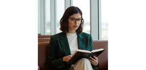 Brown Square Full Rim Unisex Eyeglasses by John Jacobs-233415