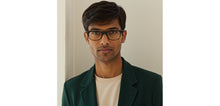 Load image into Gallery viewer, Brown Square Full Rim Unisex Eyeglasses by John Jacobs-233421