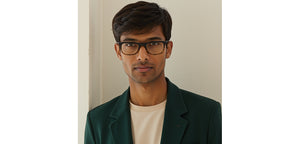 Brown Square Full Rim Unisex Eyeglasses by John Jacobs-233421