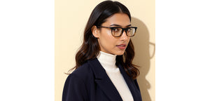 Brown Square Full Rim Unisex Eyeglasses by John Jacobs-233421