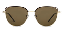 Load image into Gallery viewer, Gold Cat Eye Full Rim Women Sunglasses by Vincent Chase Polarized-213246