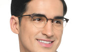 Load image into Gallery viewer, Brown Oval Full Rim Unisex Eyeglasses by John Jacobs-210122