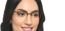 Load image into Gallery viewer, Brown Oval Full Rim Unisex Eyeglasses by John Jacobs-210122