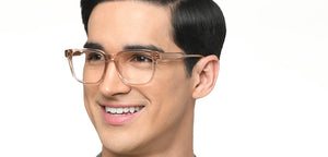 Brown Square Full Rim Unisex Eyeglasses by Lenskart-217409