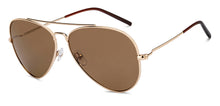 Load image into Gallery viewer, Gold Aviator Full Rim Men Sunglasses by John Jacobs-212537