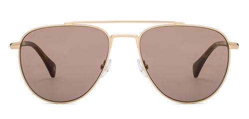 Gold Aviator Full Rim Unisex Sunglasses by John Jacobs-223168