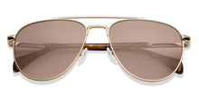 Load image into Gallery viewer, Gold Aviator Full Rim Unisex Sunglasses by John Jacobs-223168