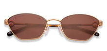 Load image into Gallery viewer, Gold Cat Eye Full Rim Women Sunglasses by John Jacobs-229245
