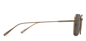 Gold Square Full Rim Unisex Sunglasses by John Jacobs-215331