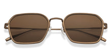 Load image into Gallery viewer, Gold Square Full Rim Unisex Sunglasses by John Jacobs-215331