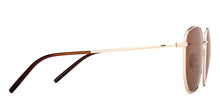 Load image into Gallery viewer, Gold Square Full Rim Men Sunglasses by John Jacobs-222775
