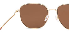 Load image into Gallery viewer, Gold Square Full Rim Men Sunglasses by John Jacobs-222775
