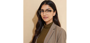 Brown Square Full Rim Unisex Eyeglasses by John Jacobs-233417