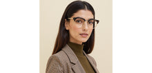 Load image into Gallery viewer, Brown Square Full Rim Unisex Eyeglasses by John Jacobs-233417