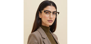 Brown Square Full Rim Unisex Eyeglasses by John Jacobs-233417