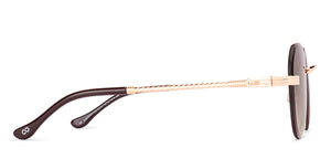 Gold Aviator Rimless Unisex Sunglasses by Vincent Chase-229194