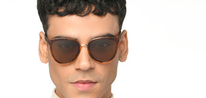 Tortoise Cat Eye Full Rim Women Sunglasses by John Jacobs-213504