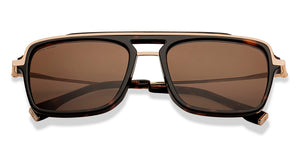 Tortoise Square Full Rim Unisex Sunglasses by John Jacobs-217132