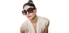 Load image into Gallery viewer, Black Wayfarer Full Rim Women Sunglasses by Vincent Chase Polarized-225711