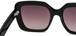 Black Wayfarer Full Rim Women Sunglasses by Vincent Chase Polarized-225711