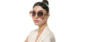 Brown Wayfarer Full Rim Women Sunglasses by Vincent Chase Polarized-225755