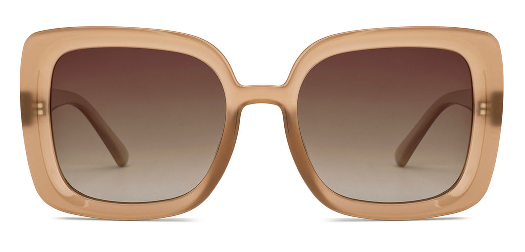Brown Wayfarer Full Rim Women Sunglasses by Vincent Chase Polarized-225755