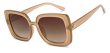 Load image into Gallery viewer, Brown Wayfarer Full Rim Women Sunglasses by Vincent Chase Polarized-225755
