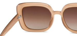 Brown Wayfarer Full Rim Women Sunglasses by Vincent Chase Polarized-225755