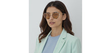Load image into Gallery viewer, Grey Cat Eye Full Rim Women Sunglasses by John Jacobs-236886