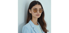 Load image into Gallery viewer, Grey Cat Eye Full Rim Women Sunglasses by John Jacobs-236886