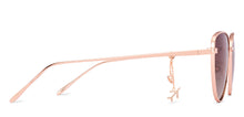 Load image into Gallery viewer, Rose Gold Cat Eye Full Rim Women Sunglasses by John Jacobs-233681