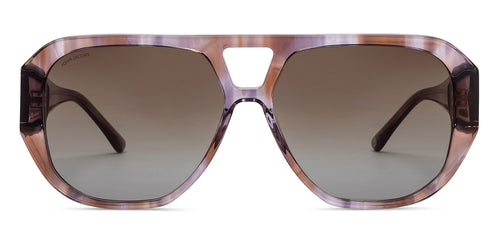 Tortoise Aviator Full Rim Women Sunglasses by John Jacobs-216820