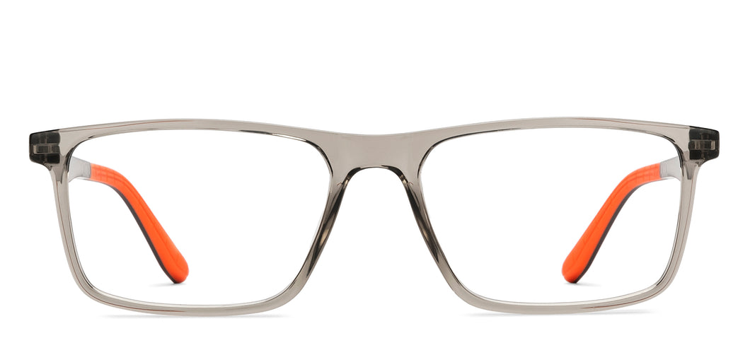 Brown Rectangle Full Rim Unisex Eyeglasses by Lenskart Air-215874